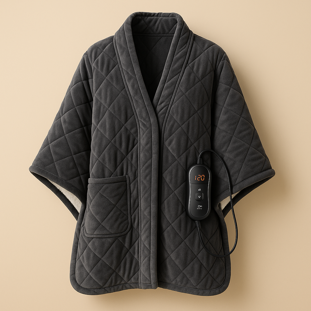 Heated Shawl – Wearable Warmth for Home and Office